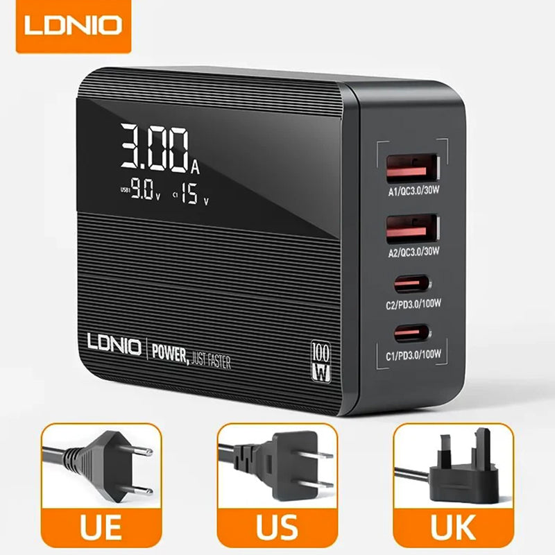 LDNIO A48080 65W Desktop Fast Charger