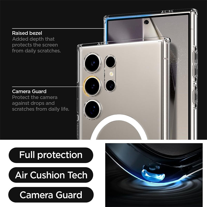 Transparent Ultra  Magnetic Case For Samsung