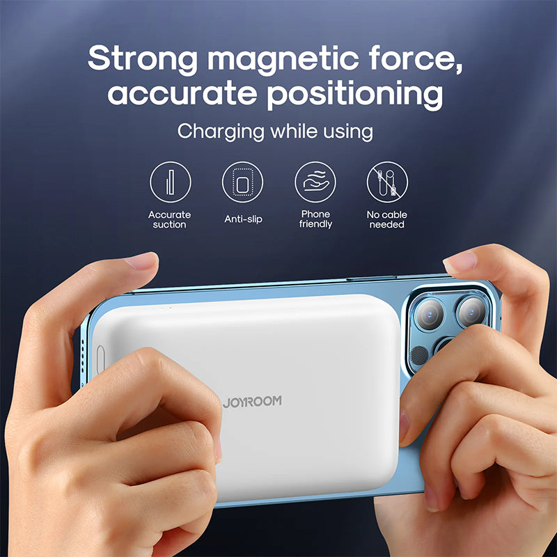 JR-W020 20W Mini magnetic wireless power bank 10000mah