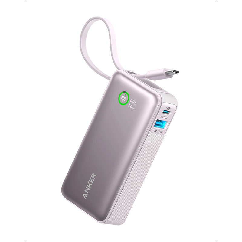 Anker A1259 Nano Power Bank (30W, Built-In USB-C Cable)