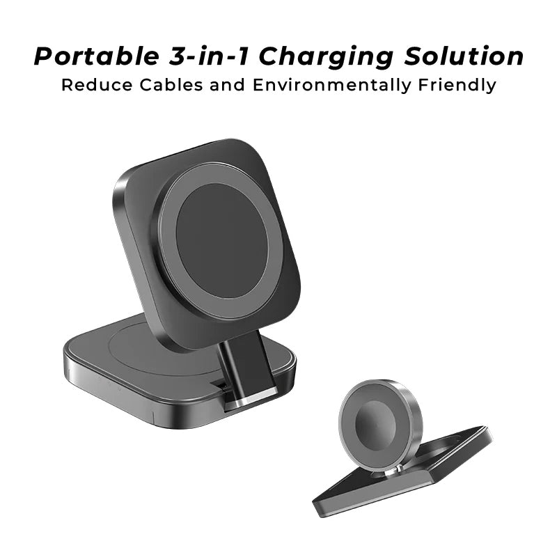 LANEX LW12 3In1 Magnetic Stand Wireless Charging