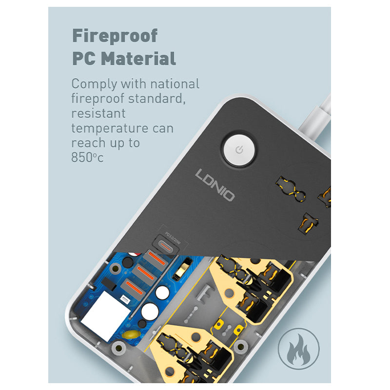 LDNIO SC3412 Fast Charging Power Extension