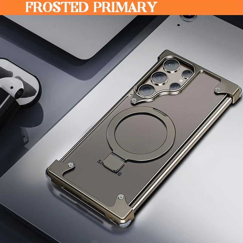 Frameless Armored Case with Kickstand Feature  for Samsung