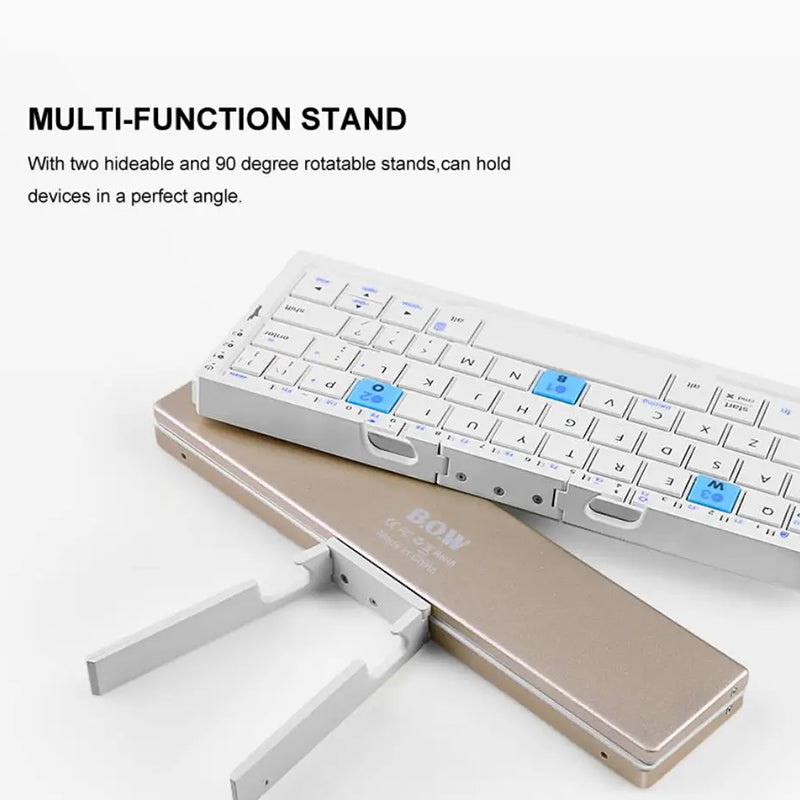 HB199 ultra-thin folding wireless three bluetooth keyboard