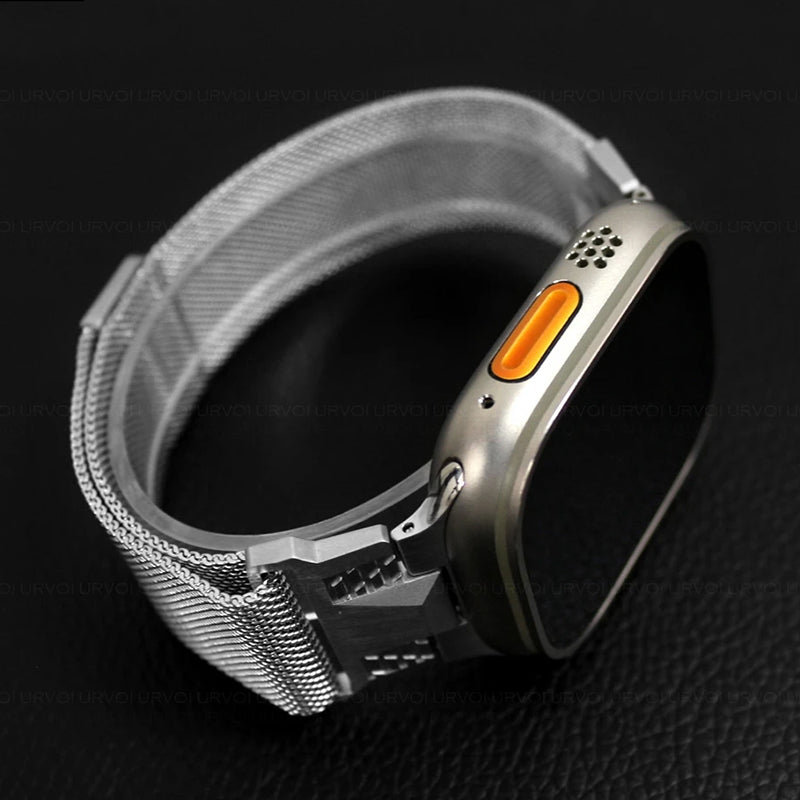 Stainless Steel Magnet buckle Apple Watch Strap