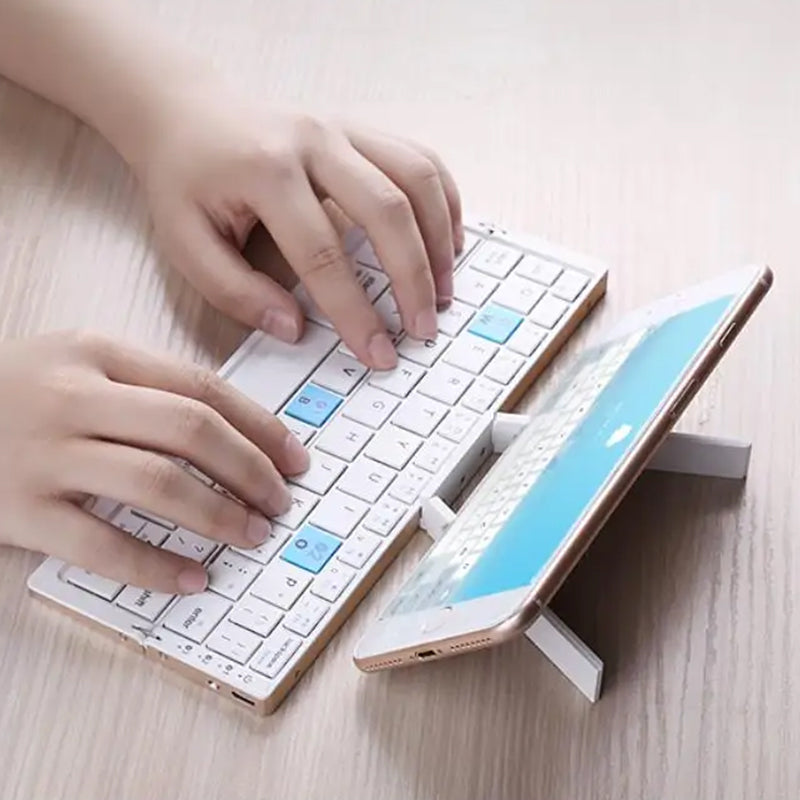 HB199 ultra-thin folding wireless three bluetooth keyboard