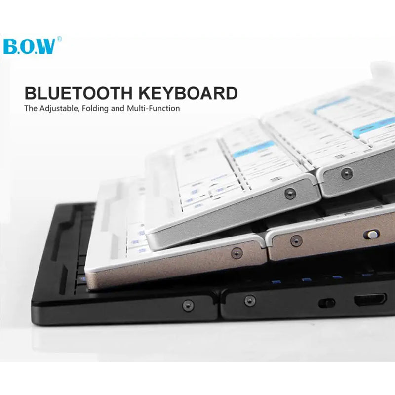 HB199 ultra-thin folding wireless three bluetooth keyboard