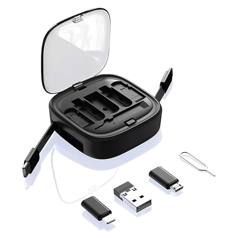 VFAN 6 in 1 Fast Charging Cable with Storage Case