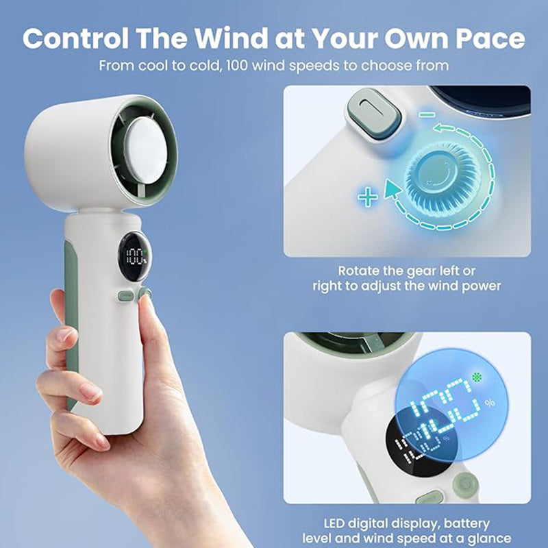 Technology Handheld Ice Sensing Fan