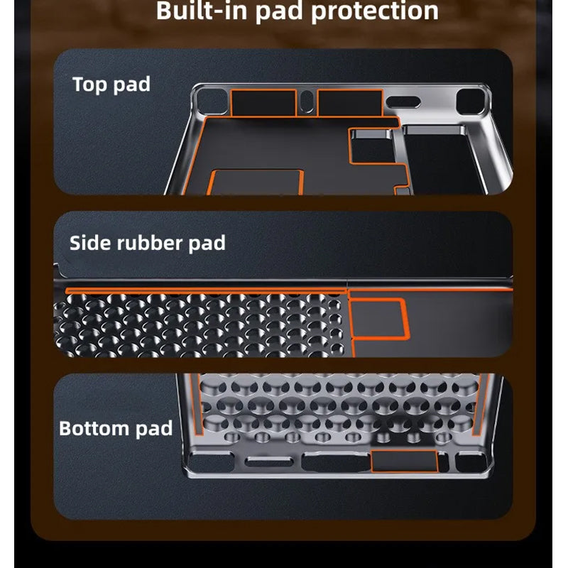 Aluminum  fragrance with cooling holes Samsung case