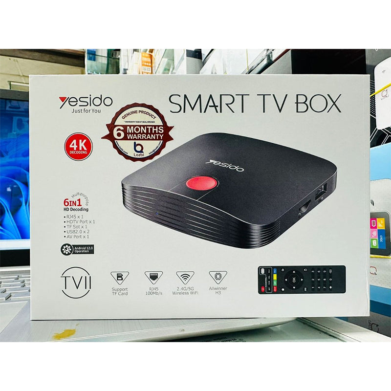 Yesido TV11 Smart TV (4k) Box 6 IN 1