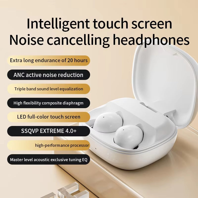 S11 Bluetooth Earphones with Smart screen