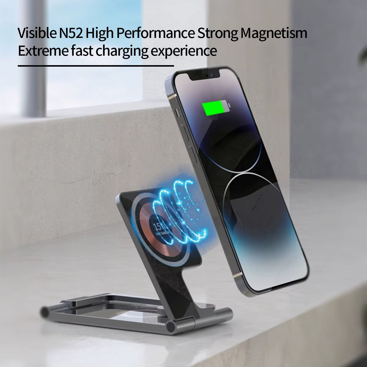 4 in 1 Multi-Function Foldable Wireless Charging Station 15W + 15W