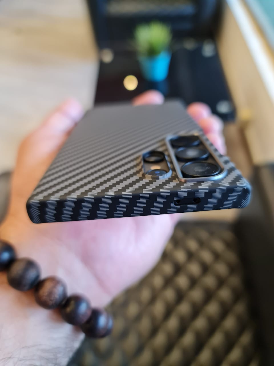 Slim Fit Original Carbon Fiber Case For Samsung