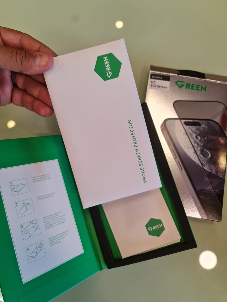 Green Screen Protector For Samsung