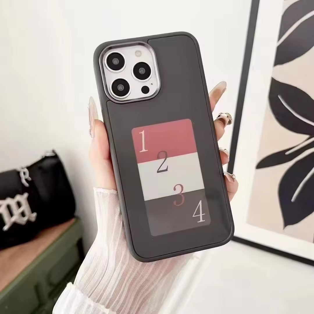 DIY E Ink Screen Smart NFC APP Case for IPhone