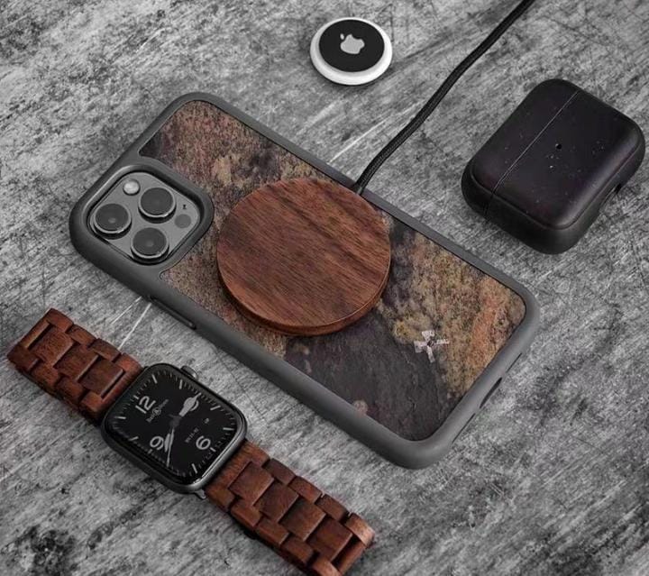 Wood Watch Band with Butterfly Buckle