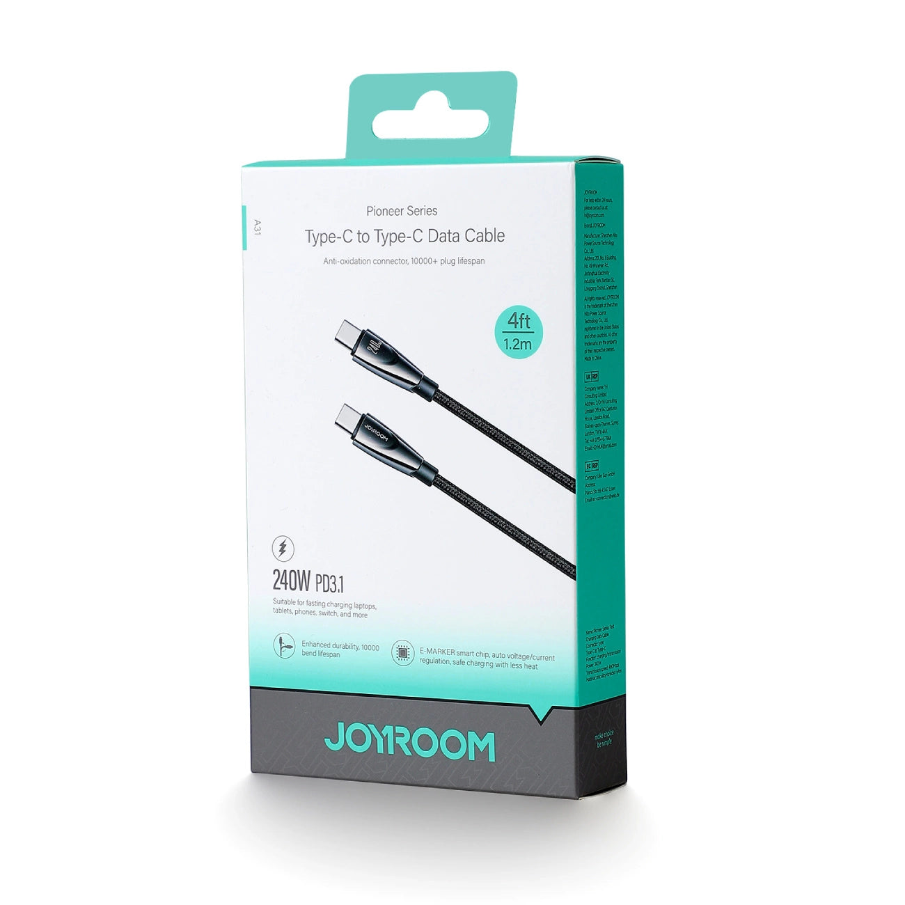 Joyroom Pioneer Series SA31-CC5 Type-C to Type-C cable 240W 1.2m