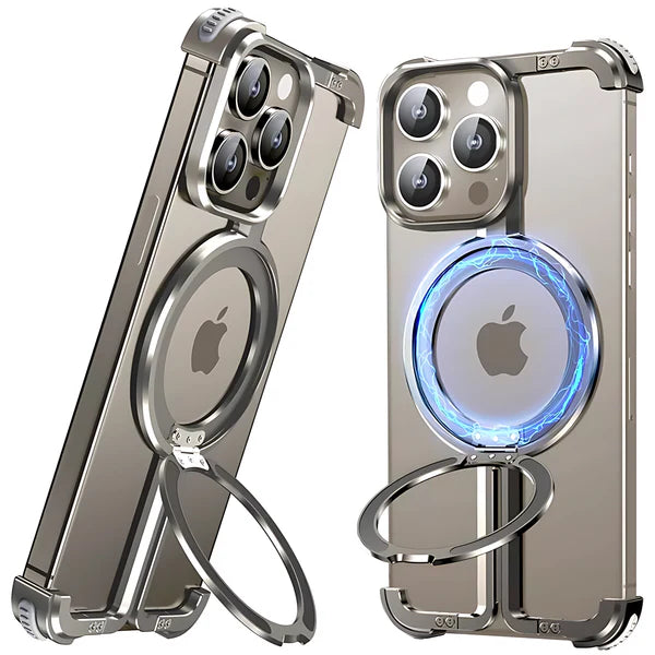 Magnetic Titanium Enclosure for iPhone