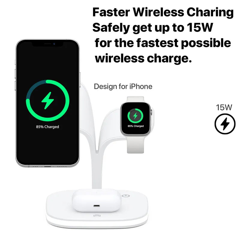 ym-ud22 5 in 1 Wireless Charging Sation