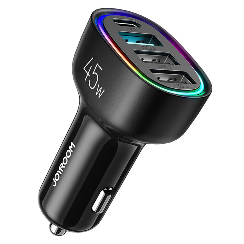 JOYROOM JR-CL09 45W 4-port Car Charger-Black