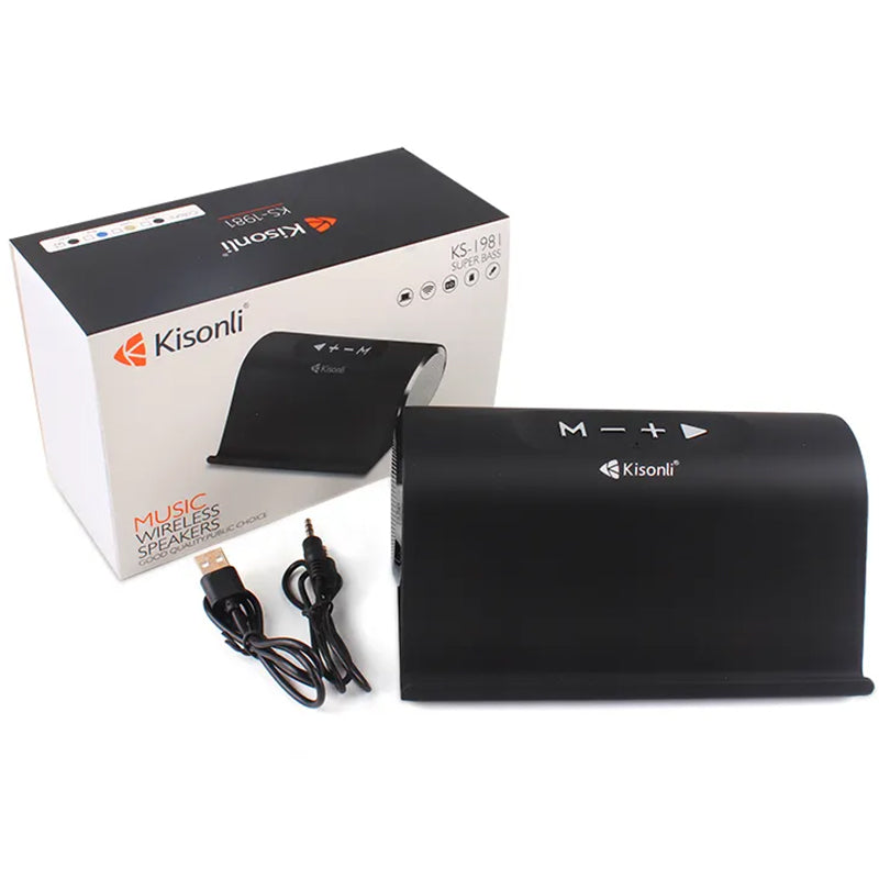 Kisonli KS-1981 Wireless BT Speaker With Phone holder