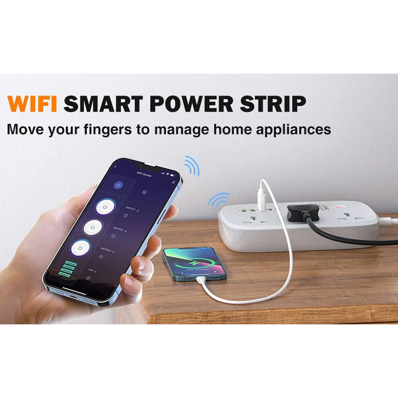 LDNIO SCW3451 3 AC Outlets Wi-Fi Smart Power Strip