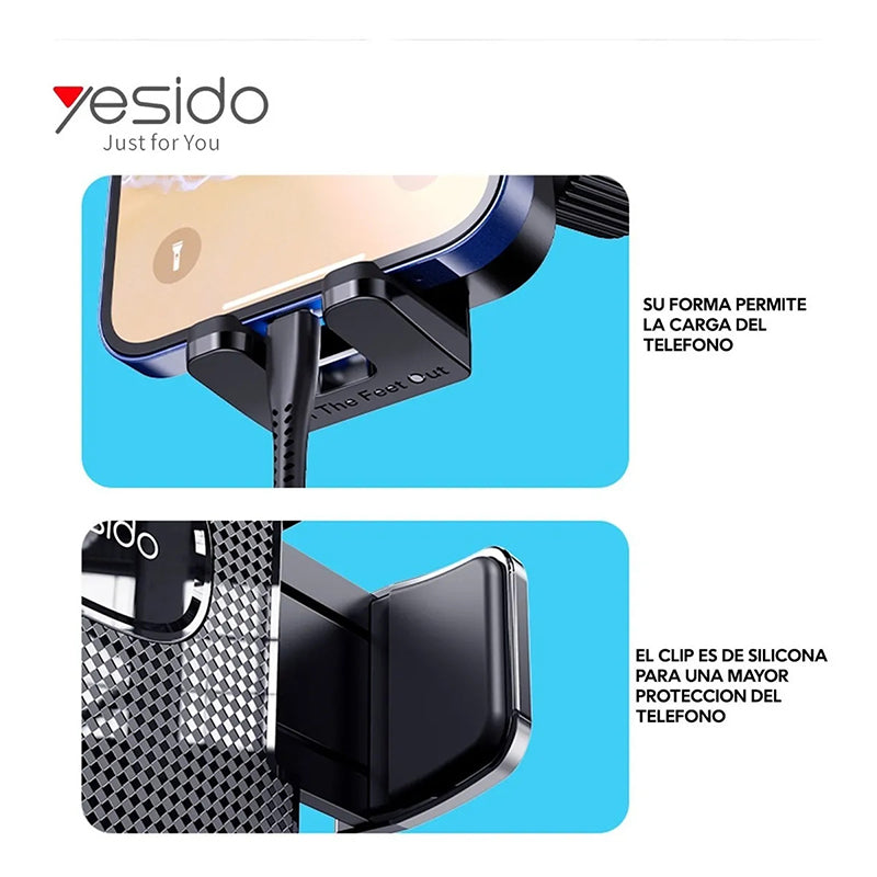 Yesido C137 Car windshield holder cell phone clip base