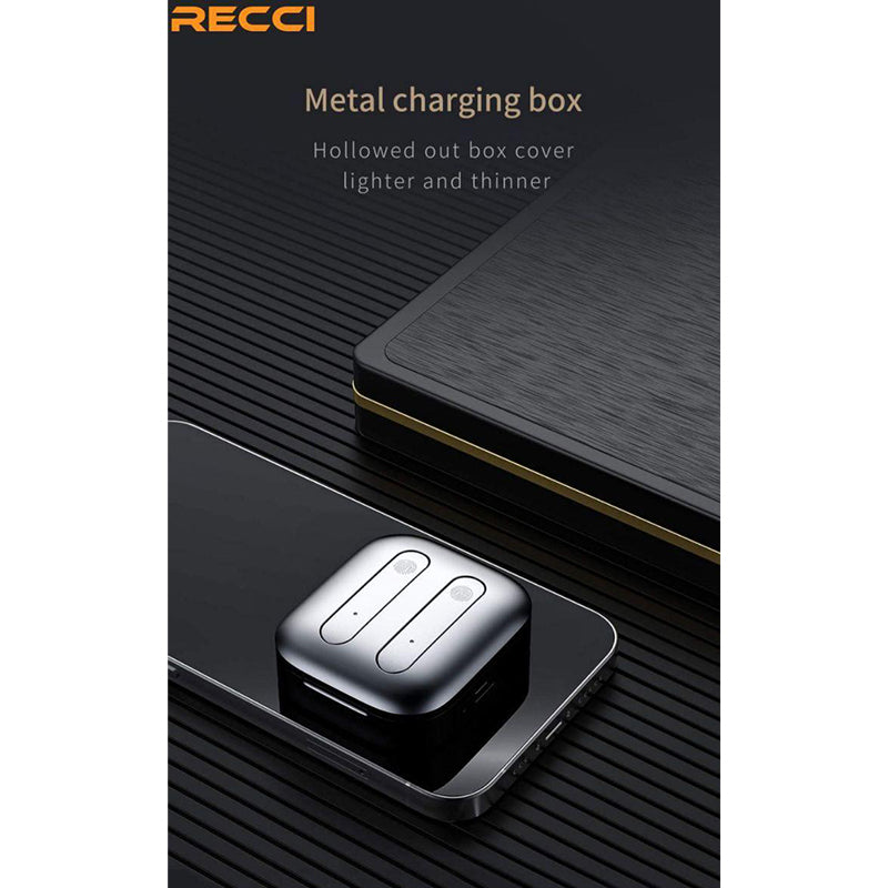 Recci True Wireless Stereo Airpods Black RT13